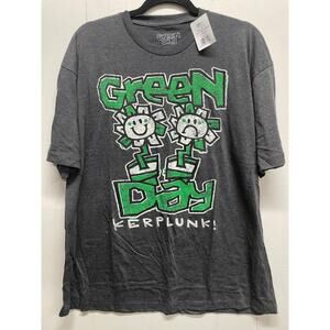 Green Day T Shirt Size XL KERPLUNK! New With Tags Charcoal Gray